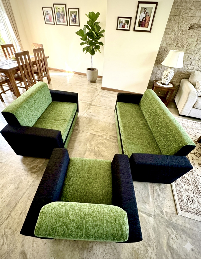 Luxury Steel Sofa Set